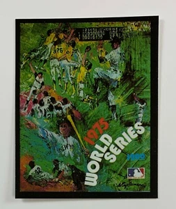 World Series Program Cover Card 1975 Cincinnati Reds vs Boston Red Sox WS1 - Picture 1 of 2