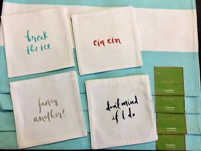 Kate Spade NEW YORK “ON THE MENU” Placemat Set  8pc. ‘4placemat & 4napkin set’ - Image 1 of 4