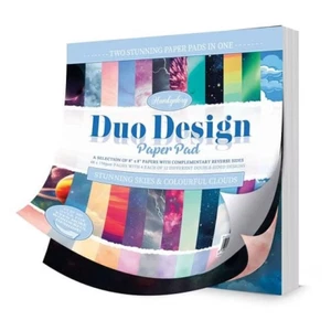 Hunkydory - Duo Design Papier Blöcke - Atemberaubender Himmel & bunte Wolken - UVP 14,99€ - Bild 1 von 2