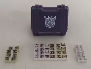 2012 SDCC GI Joe x Transformers AKTENTASCHE GELD ZUBEHÖR Destro Hiss Shockwave - Bild 1 von 6