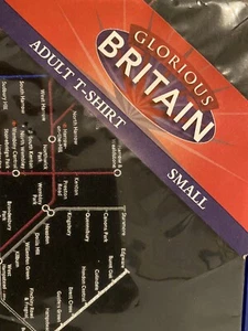Underground Britain Shirt Transport Rail Size S - Picture 1 of 5