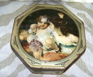 Vintage SUNSHINE BISCUITS COMPANY TIN with handle - Octagonal - Picture 1 of 4