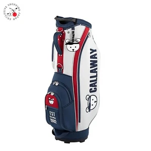 Callaway Bear Golf Cart Bag Lightweight 6-way Ladies 2025 Limited Gray Navy Red - Picture 1 of 7