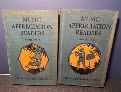 Music Appreciation Readers By Hazel Gertrude Kinscella 1926 Editions Books 1 & 2 - Image 1 of 4