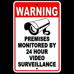 WARNSCHILD 24 Stunden Videoüberwachung Sicherheit Metall CCTV Kamera beste S031 - Bild 1 von 1