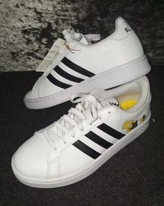 Adidas Grand Court The Simpsons Bart Simpson Tennis Shoes - Size UK 6.5 - NWT - Picture 1 of 16