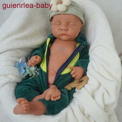 17.32in Silicone Reborn Doll Silicone Doll Crafts Kids Toys Gifts - Image 1 of 4