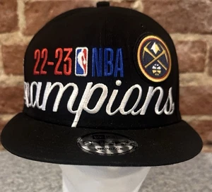 New With Tags New Era 9FIFTY Denver Nuggets 22-23 NBA Champions SnapBack Hat NWT - Picture 1 of 9