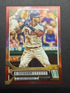 2022 Topps Gypsy Queen #89 Jean Segura Red Foil 01/10 - Foto 1 di 2