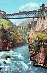 CH Goeschenen Suiza-Viaducto Ferroviario Gotthard-Postal de Colección c1911 (F8) - Imagen 1 de 4