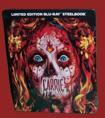 NEW RARE OOP BEST BUY ONLY ORLANDO AROCENA CARRIE STEELBOOK MOVIE BLU RAY 1976 - Image 1 of 3