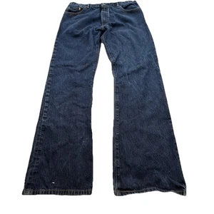 Jeans vintage Levis 517 38 x 34 lavado oscuro recto azul rojo lengüeta denim - Imagen 1 de 9