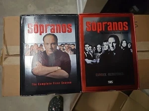 THE SOPRANOS The Complete First & Second Season VHS BOX SET 5 Per Season - Picture 1 of 3