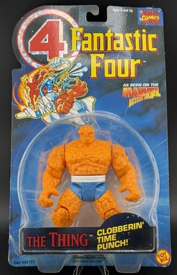 1994 Toy Biz Fantastic Four The Thing "Clobberin' Time Punch!" Boneco de ação - Imagem 1 de 2