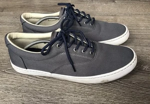 Sperry Sneakers Mens 14 Gray Cutter CVO Ballistic Canvas Casual Low Top STS15289 - Picture 1 of 12