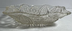 Vintage Indiana Glas Gewürz Pickle oder Schmuck Schale flache Schüssel - Bild 1 von 7