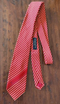 Corbata vintage Valentino Cravatte 100 % seda Barney's NY retro a rayas cuello Foto 1 de 4