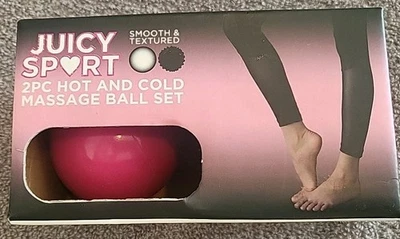 Juicy Sport 2 peças conjunto de bolas de massagem quente e fria novo na caixa frete grátis.           - Imagem 1 de 4