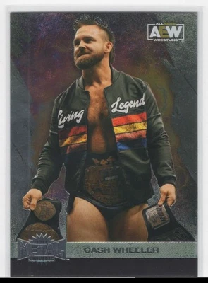 #82 2022 SkyBox Metal Universe AEW Cash Wheeler - Image 1 of 2