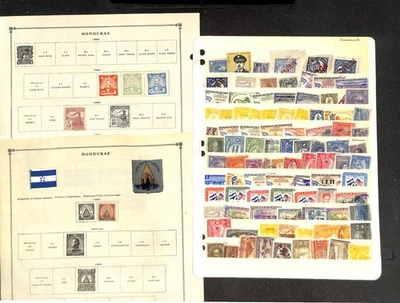 Honduras Stamp Collection on 15 Scott International  Pages, 1865-1961 (BG) - Image 1 of 3
