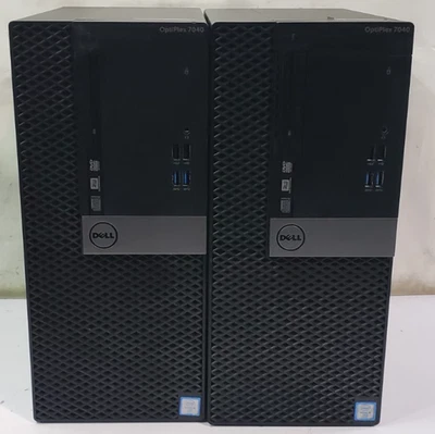 2x Dell OptiPlex 7040 MT Desktop Core i5-6th Gen @ 3.20/3.30GHz 8GB RAM NoHDD - Image 1 of 4