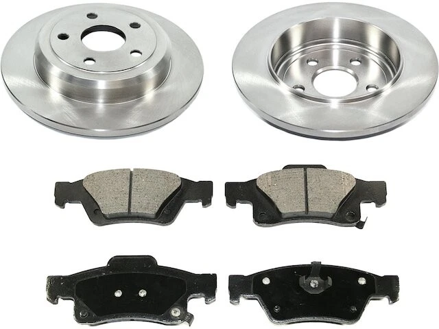 Rear Brake Pad and Rotor Kit For 11-20 Dodge Jeep Durango Grand Cherokee CH44H8 Foto 1 de 1