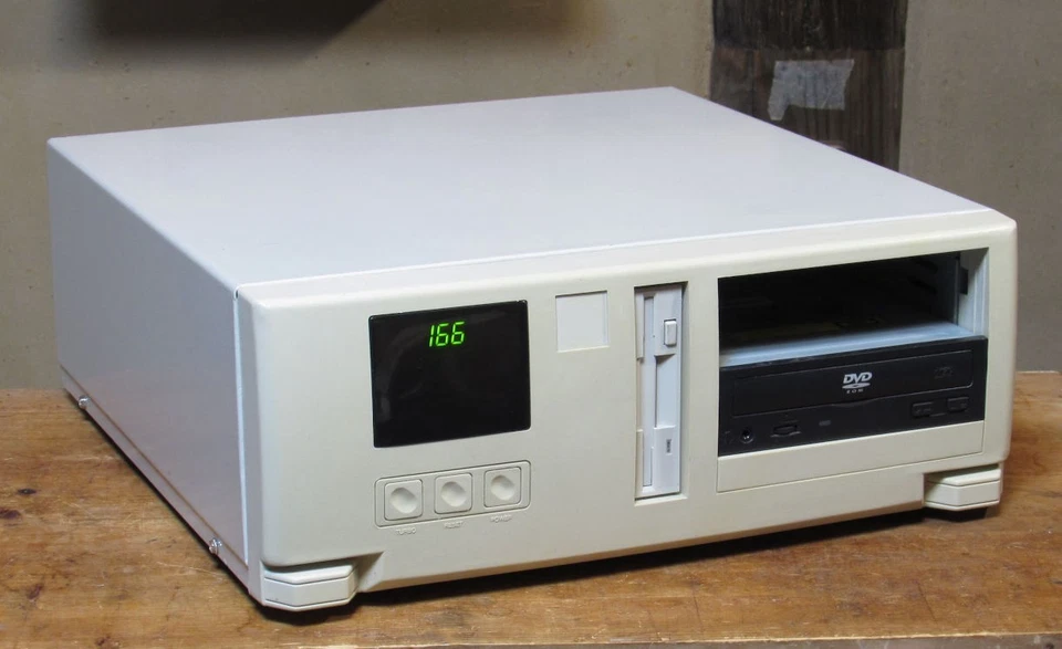 Retro PC Pentium MMX 166MHz, ISA PCI, Windows 98, CD, Floppy USB - Bild 1 von 4