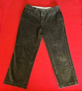 Vintage J Press Corduroy Pants mens Size 35 Green - Picture 1 of 18