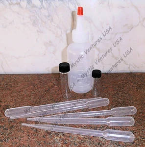 1 Snuffer Bottle, 1+1 Vials, 5 Suction Tweezers GOLD Prospecting Tools FREE SHIP - Picture 1 of 2
