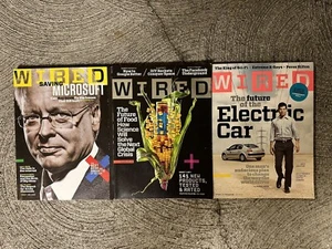 3 Wired Magazine September November December 2008 Technology Science Lot - Picture 1 of 1