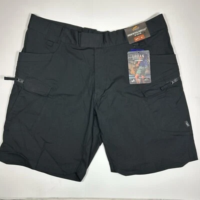 Pantalones Cortos Tácticos Urbanos Helikon-Tex 8.5” Para Hombres RipStop Negros Talla 40 IN/3XL Nuevos con Etiquetas Foto 1 de 4