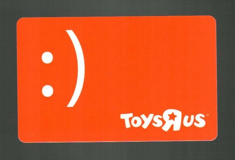 TOYS R US Smiling Text Face 2007 Gift Card ( $0 )  - Image 1 of 1