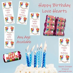 Mini Liebe Herzen Geburtstag Feier Party Süßigkeiten Partytütenfüller/Geschenk - Bild 1 von 2