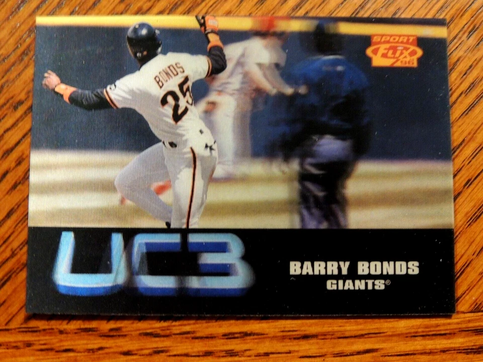 BARRY BONDS 1996 SPORT FLIX UC3 CARD #112    GIANTS HR KING - Image 1 of 1