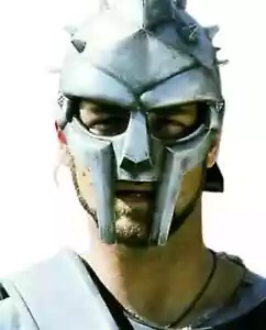 18 Gauge Medieval Gladiator Roman Maximum Helmet Armor Helmet Reenactment - Picture 1 of 9
