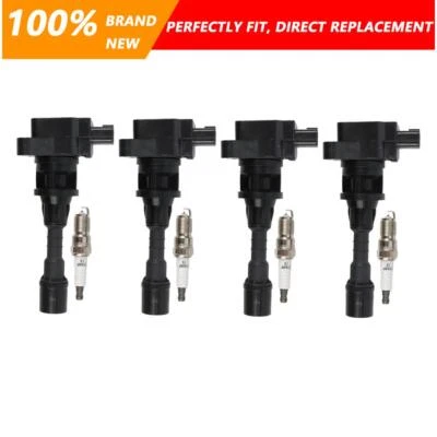4 bobinas de encendido + 4 bujías de iridio para Mazda 5 2006-2007 UF541+90813 Foto 1 de 4
