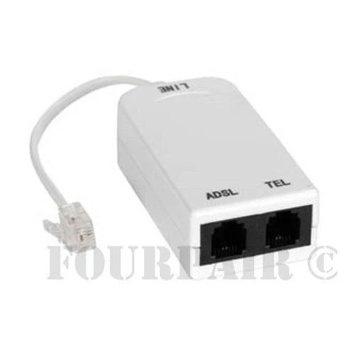 ADSL ADSL2+ DSL Modem Telephone Phone Fax In-Line Splitter Filter Network RJ11 - Image 1 of 1