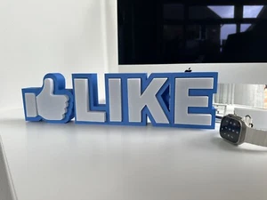 Neon LED ‘LIKE’ USB Stream Light Sign - Picture 1 of 4