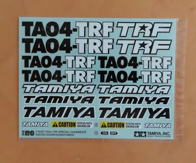 RC Tamiya Decal 49278 TA04-TRF Special Chassis Kit 2003 NEU NIB - Bild 1 von 4