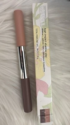 CLINIQUE High Impact Shadow Play 08 Rose + Truffles .06 oz Eyeshadow - Image 1 of 3