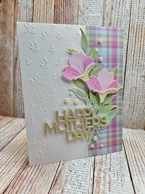 Handmade Greeting Card Keepsake Quality ocbrandy  Mothers Day gold - Image 1 of 2