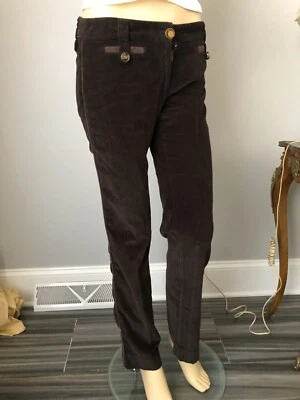 Dolce and Gabbana Pantalón Terciopelo Marrón, Talla 40(6), Excelente Foto 1 de 4