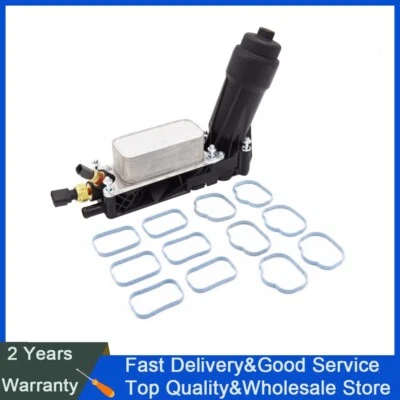 Engine Oil Cooler Filter Housing 5184294AE Fit 11-13 Dodge Chrysler Jeep 3.6L V6 - Imagem 1 de 4