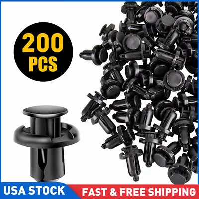 200x Clips Sujetador Parachoques Capó Guardabarros Retenedor para Honda Accord Civic CR-V de 10 mm Foto 1 de 4