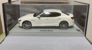 BBR 1/18 Maserati Ghibli LIM ED Scatenato Bianco BBRC1845SCAMA - Picture 1 of 12