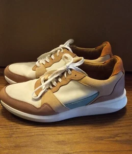 Clarks Un Rio Run Sneakers Comfort Shoes 8.5 Medium Womens Blush Pink - Picture 1 of 9