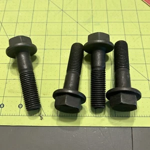 (4) Flanged Hex Head Bolts, M8 x 100mm Flange Hexagon Bolts Grade 10.9 - Picture 1 of 3