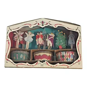 Meri Meri Nutcracker Christmas Cupcake Kit - Picture 1 of 10