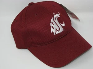 WSU Washington State University Cougars Mütze Fitted S/M Cap Purpurrot  - Bild 1 von 5