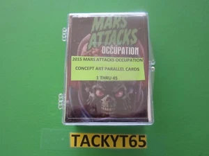 MARS ATTACKS OCCUPATION KOMPLETTES KONZEPTKUNSTSET 1-45 NEU - Bild 1 von 3